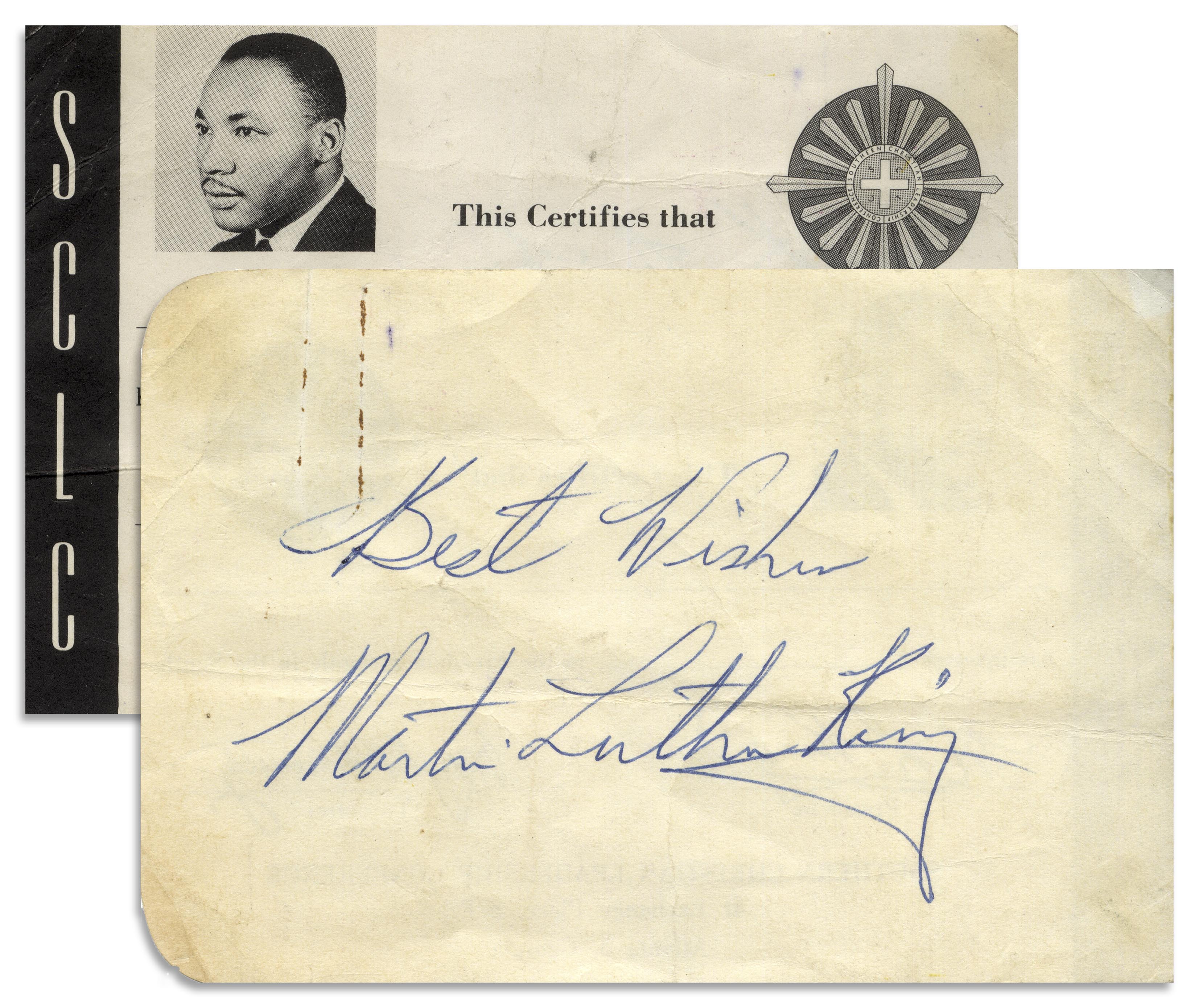 Martin Luther King Jr Draft Card